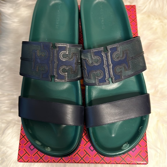 Tory Burch Ines Platform Slide Style No 63589 - Picture 2 of 9
